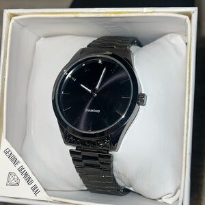 Kohl’s FMDKH342 Genuine Diamond Dial Quartz Analog Men's Watch NIB